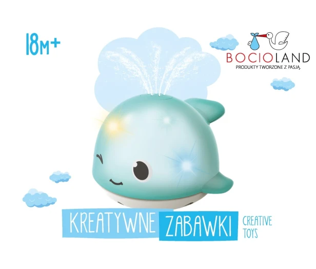 ZABAWKA FONTANNA WIELORYB