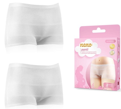 Neno PANTI Majtki poporodowe wielorazowe siateczkowe L