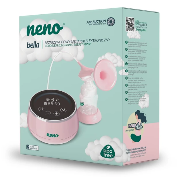 Neno Bella Twin - 2-fazowy, podwójny laktator elektroniczny