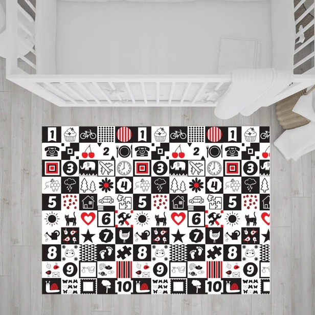 Mata edukacyjna Bocioland piankowa składana 150x200 cm MAŁY MIŚ