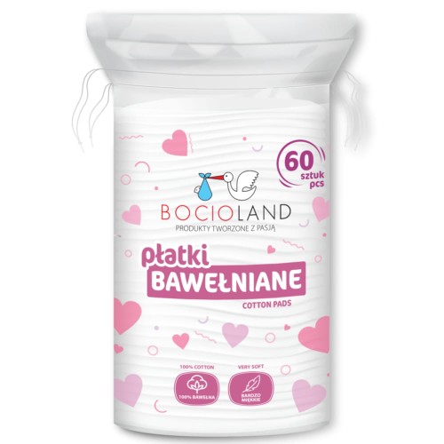 BAWEŁNIANE PŁATKI KOSMETYCZNE 60 szt.