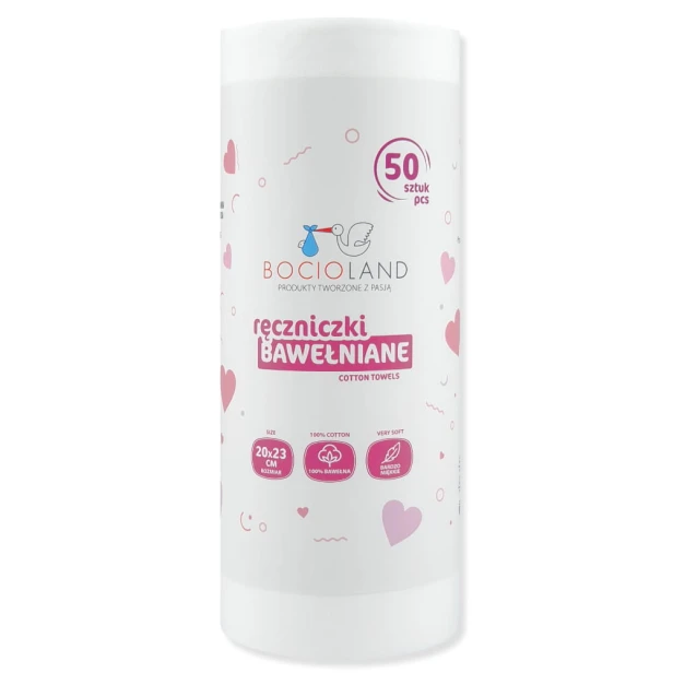 RĘCZNICZKI BAWEŁNIANE 20x23cm ROLKA
