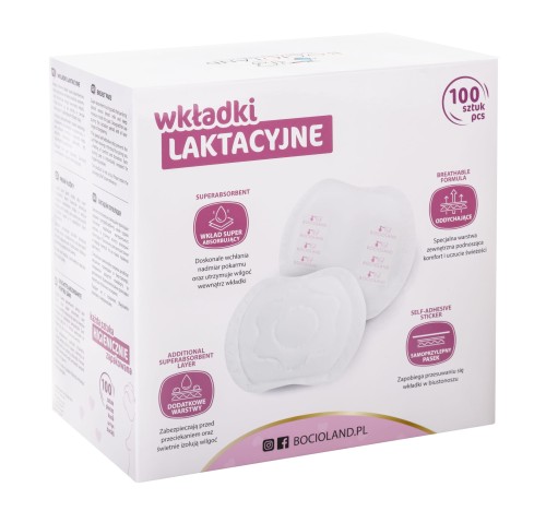 WKŁADKI LAKTACYJNE BIG PACK 100 SZT.