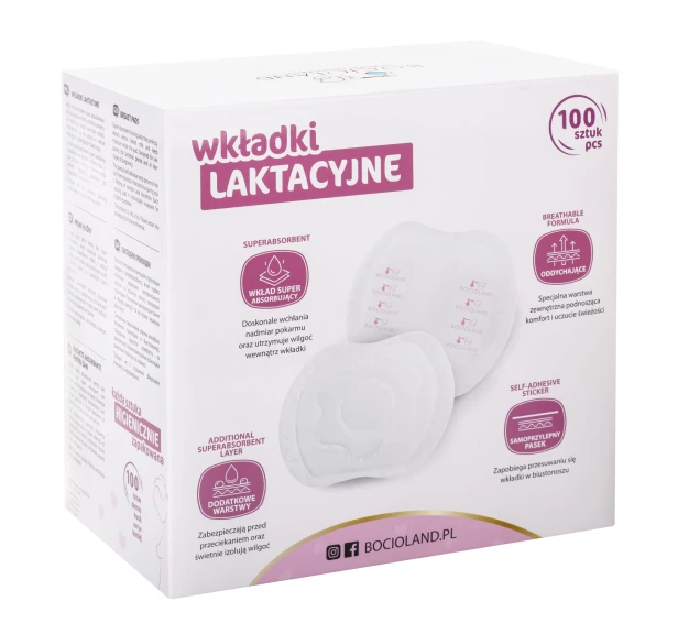 WKŁADKI LAKTACYJNE BIG PACK 100 SZT.