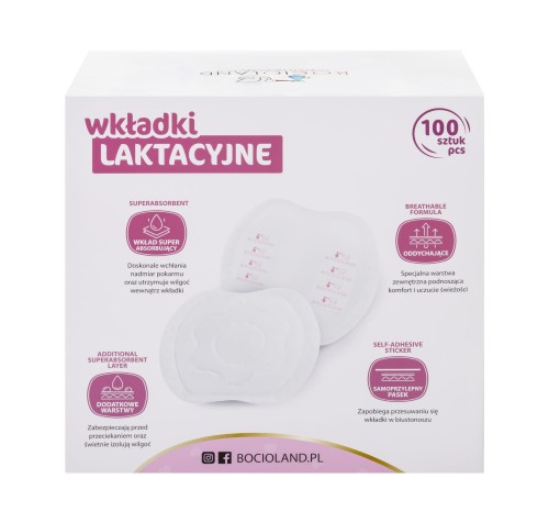 WKŁADKI LAKTACYJNE BIG PACK 100 SZT.