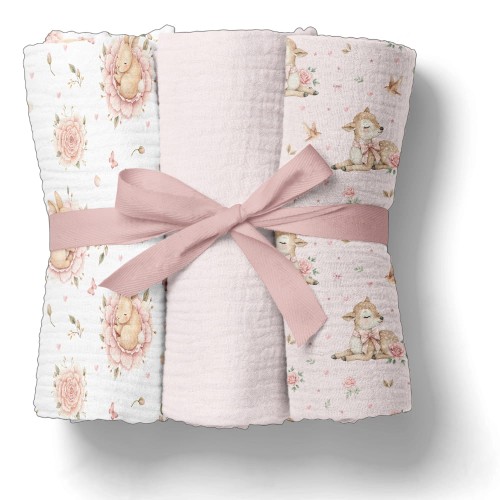 BL303 5904501653039 PIELUSZKI MUŚLINOWE 70x70cm 3pack. RÓŻ (1).jpg
